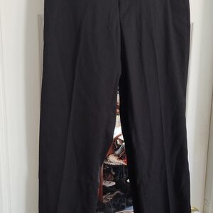 Axist Men's Black Dress Slacks - Tailored Straight Leg City Pamt